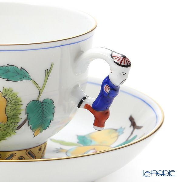 ヘレンド シノワズリ（中国趣味） クタニ KUT ラージカップ＆ソーサー マンダリン 03364-0-21