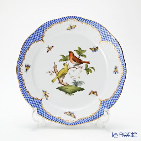 ヘレンド ロスチャイルドバード ブルースケール ROEB-6 00524-0-00 プレート 25cm