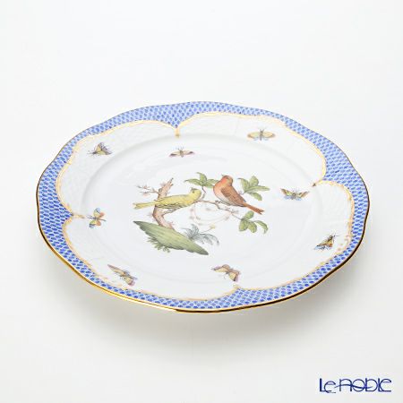 ヘレンド ロスチャイルドバード ブルースケール ROEB-6 00524-0-00 プレート 25cm