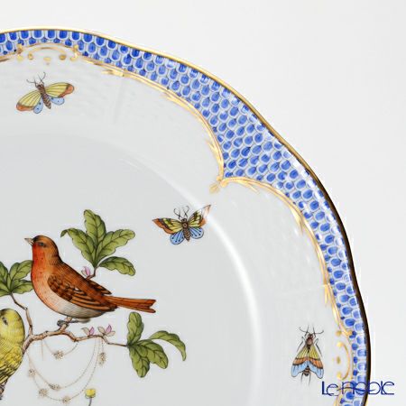 ヘレンド ロスチャイルドバード ブルースケール ROEB-6 00524-0-00 プレート 25cm