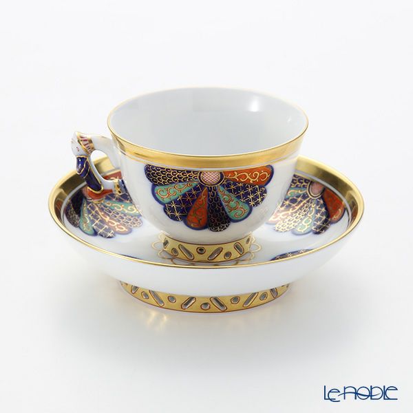 ヘレンド シノワズリ（中国趣味） 菊・伊万里 CIM・03371-0-21 マンダリン スモールカップ＆ソーサー