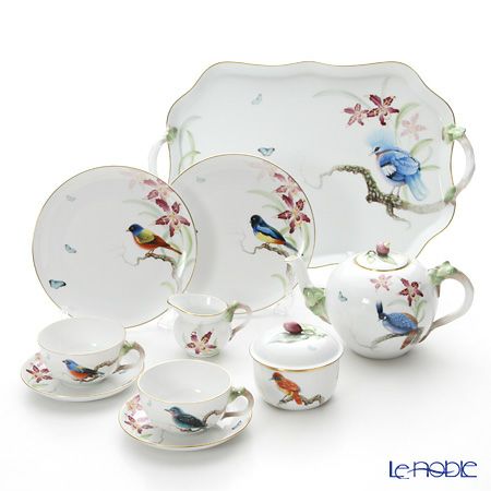 ヘレンド Amazonie SP1023 ティーセット LE 100 世界限定生産100点