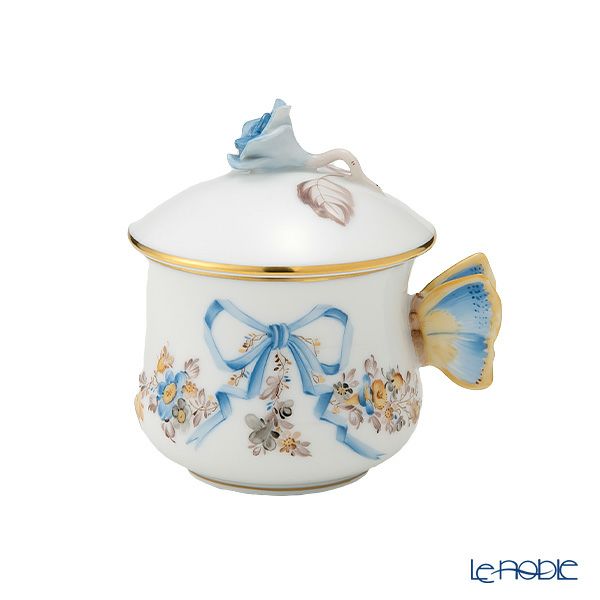 ヘレンド エデン ブルー EDENBM クリームカップ バタフライ 02385-0-91