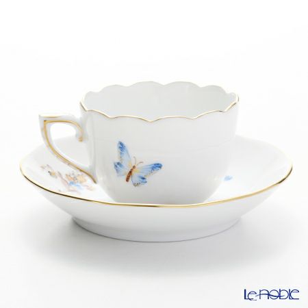 ヘレンド エデン ブルー EDENBM 00711-0-00 モカカップ＆ソーサー 100ml