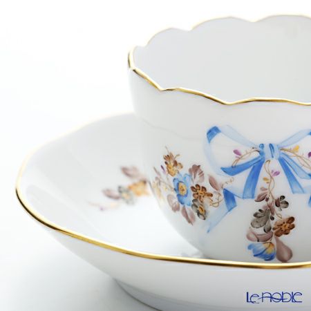 ヘレンド エデン ブルー EDENBM 00711-0-00 モカカップ＆ソーサー 100ml