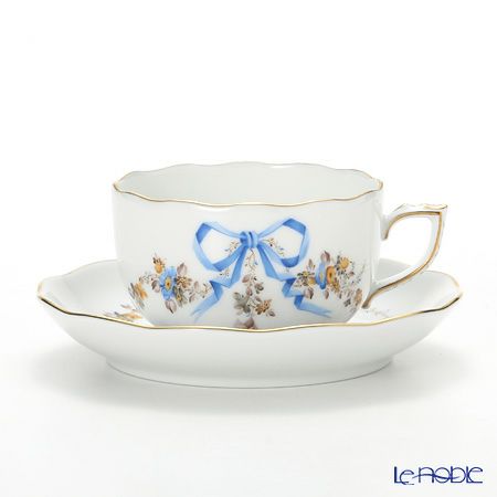 ヘレンド エデン ブルー EDENBM 20724-0-00 ティーカップ＆ソーサー 200ml