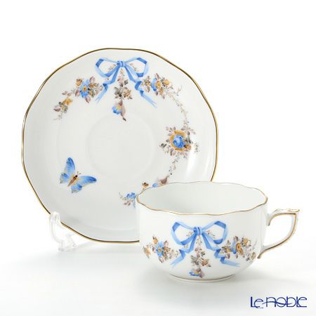 ヘレンド エデン ブルー EDENBM 20724-0-00 ティーカップ＆ソーサー 200ml