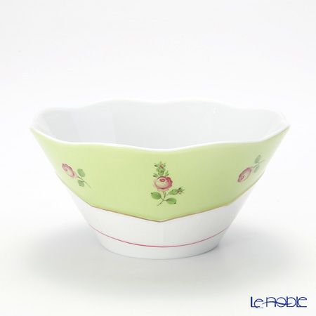 ヘレンド プティットローズ MX3 00901-0-00 ボウル 13cm（グリーン）