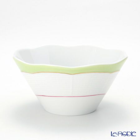 ヘレンド プティットローズ MX3 00901-0-00 ボウル 13cm（グリーン）