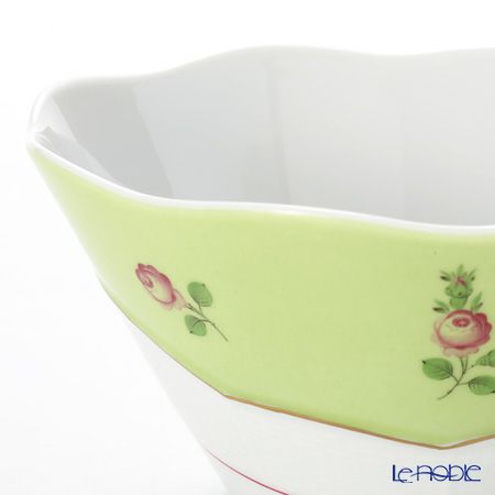 ヘレンド プティットローズ MX3 00901-0-00 ボウル 13cm（グリーン）