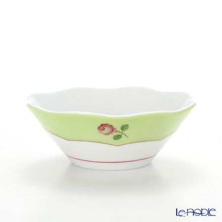 ヘレンド プティットローズ MX3 00902-0-00 スモールボウル 9.5cm（グリーン）