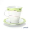 ヘレンド プティットローズ MX3 00903-0-00 ティーカップ＆ソーサー 330ml（グリーン）