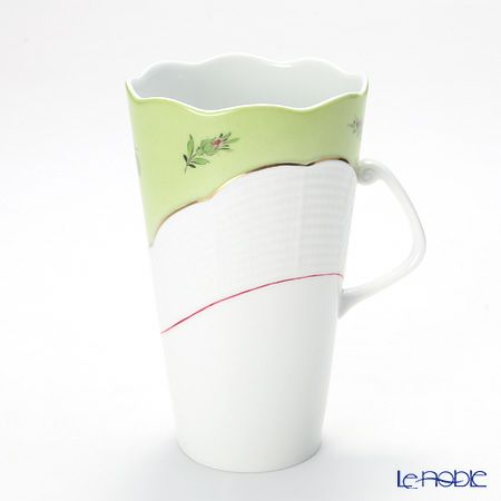 ヘレンド プティットローズ MX3 00904-0-00 マグカップ 620ml（グリーン）