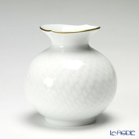 マイセン（Meissen） 波の戯れ 719391／50145 花瓶 リンゴ 9cm