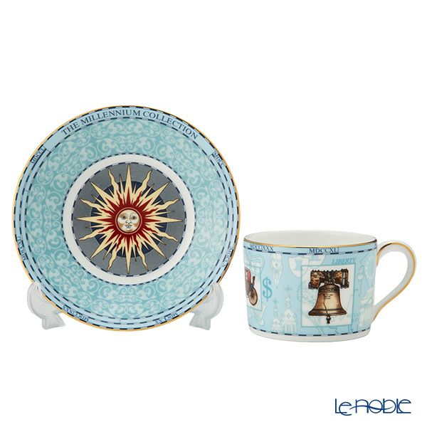 ウェッジウッド（Wedgwood） ミレニアムコレクション ティーカップ＆ソーサー ペア 1997年／18世紀