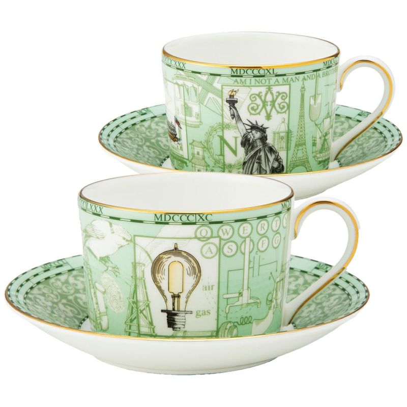 ウェッジウッド（Wedgwood） ミレニアムコレクション ティーカップ＆ソーサー ペア 1998年／19世紀