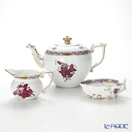 ヘレンド (HEREND) アポニーロイヤルダークピンク AP3-X1+MON ポット