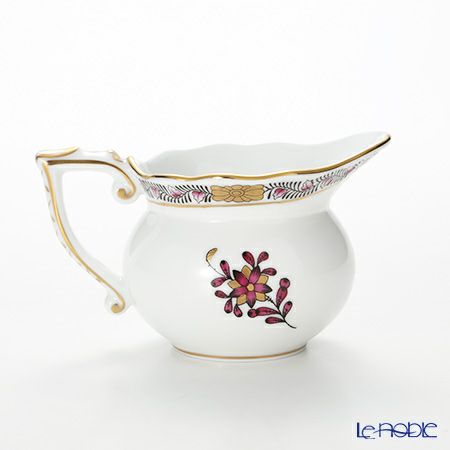 ヘレンド アポニーロイヤルダークピンク AP3-X1+MON ポット、シュガー、クリーマー（LE250）