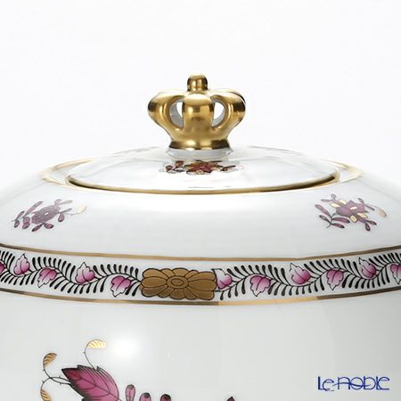 ヘレンド アポニーロイヤルダークピンク AP3-X1+MON ポット、シュガー、クリーマー（LE250）