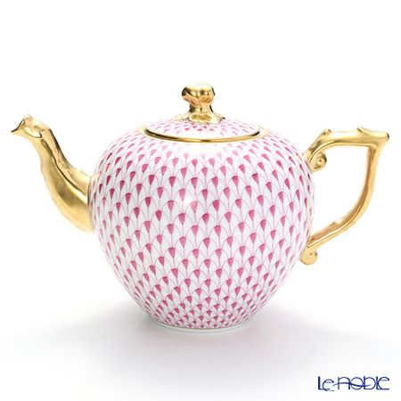 ヘレンド エカイユ ピンク VHP 20606-0-06 ティーポット（ツイスト） 800ml