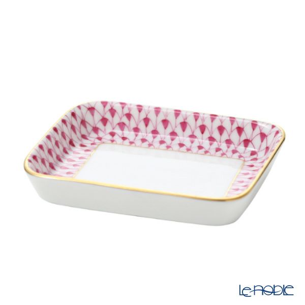 ヘレンド エカイユピンク VHP オブロングトレイ 8.5×7cm 小皿／豆皿 07733-0-00