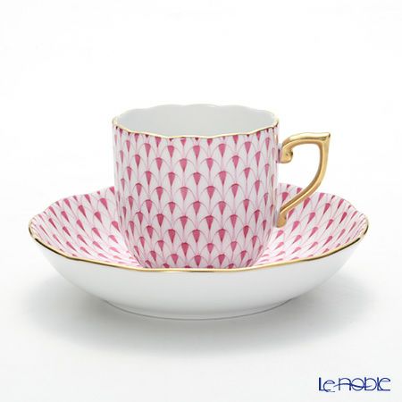 ヘレンド エカイユ ピンク VHP 20707-0-00 モカカップ＆ソーサー 150ml