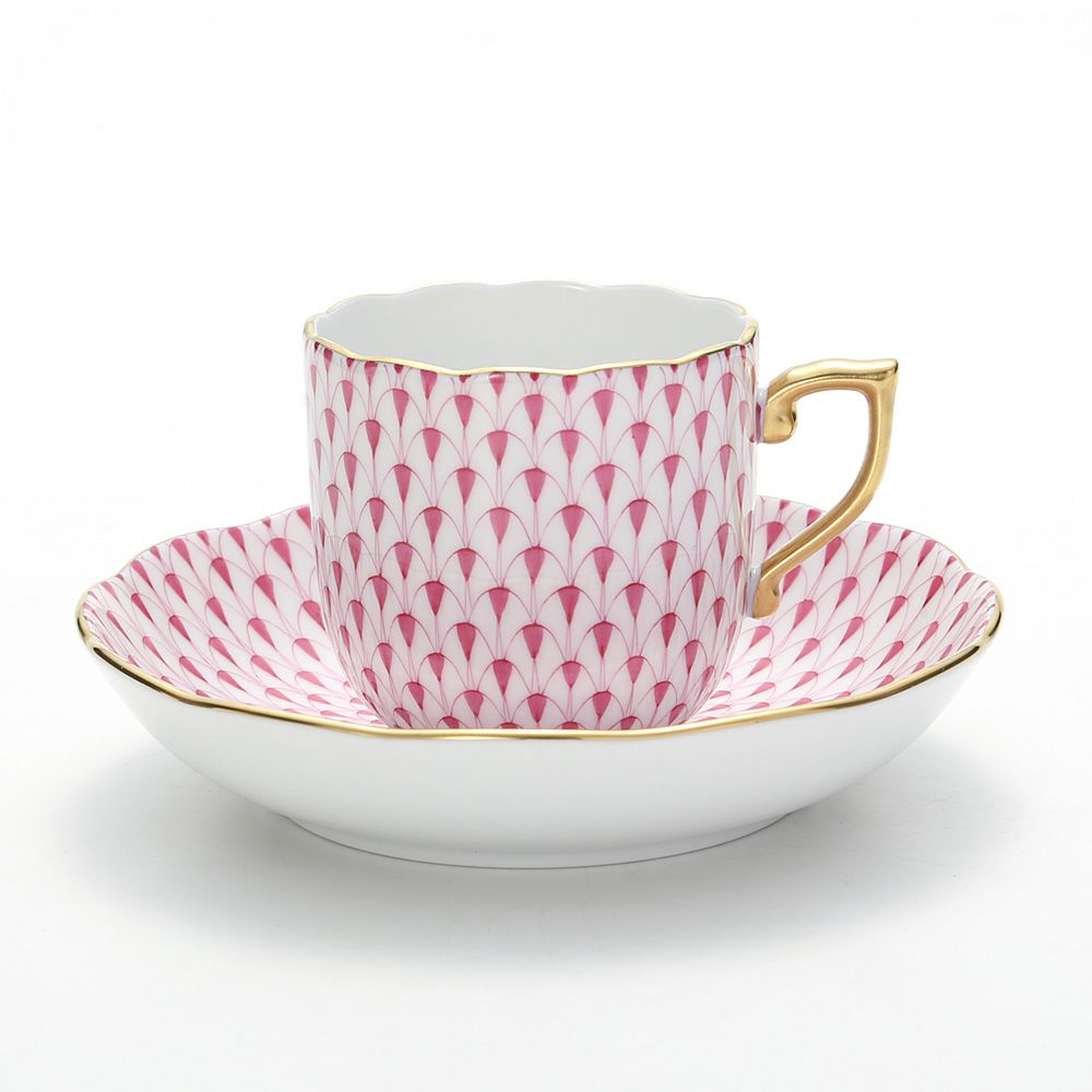 ヘレンド エカイユ ピンク VHP 20707-0-00 モカカップ＆ソーサー 150ml