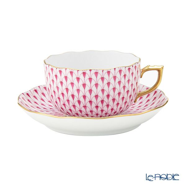 ヘレンド エカイユ ピンク VHP 20724-0-00 ティーカップ＆ソーサー 200ml