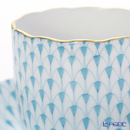 ヘレンド エカイユ ターコイズ VHTQ 20707-0-00 モカカップ＆ソーサー 150ml