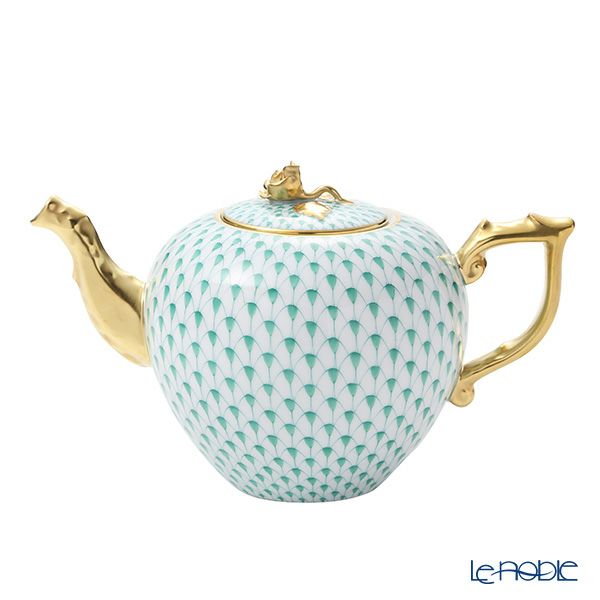 ヘレンド エカイユグリーン VHV-RI-X1 ティーポット 800ml 20606-0-09