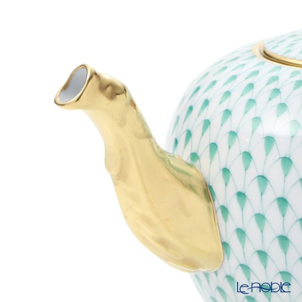 ヘレンド エカイユグリーン VHV-RI-X1 ティーポット 800ml 20606-0-09