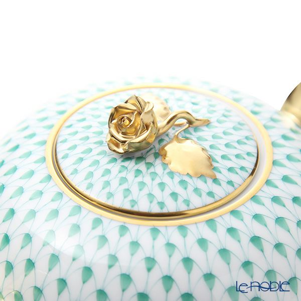 ヘレンド エカイユグリーン VHV-RI-X1 ティーポット 800ml 20606-0-09