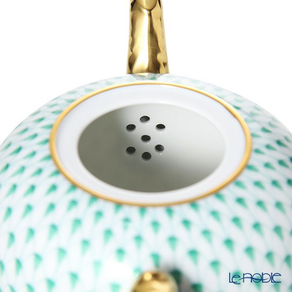 ヘレンド エカイユグリーン VHV-RI-X1 ティーポット 800ml 20606-0-09