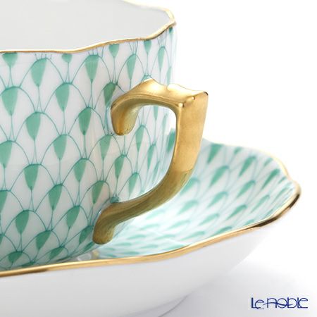 ヘレンド エカイユ グリーン VHV 20724-0-00 ティーカップ＆ソーサー 200ml