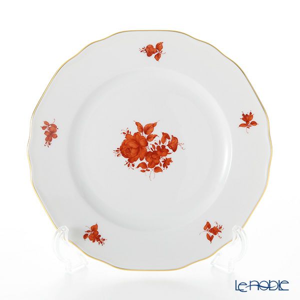 アウガルテン（AUGARTEN） マリアテレジア オレンジ（5098A） バラ プレート 20cm