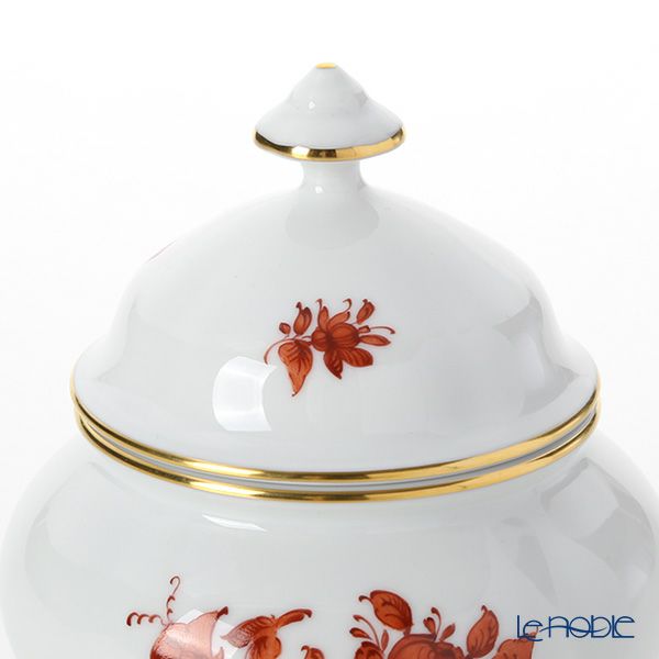 アウガルテン（AUGARTEN） マリアテレジア オレンジ（50982） バラ シュガーボウル250ml（062モーツアルトシェイプ）