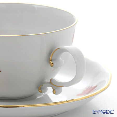 アウガルテン（AUGARTEN） マリアテレジア オレンジ（50982） バラ ティーカップ＆ソーサー 250ml（062）