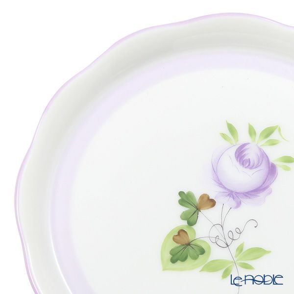 ヘレンド ウィーンのバラ ライラック VRHL 00341-0-00 コースター10cm