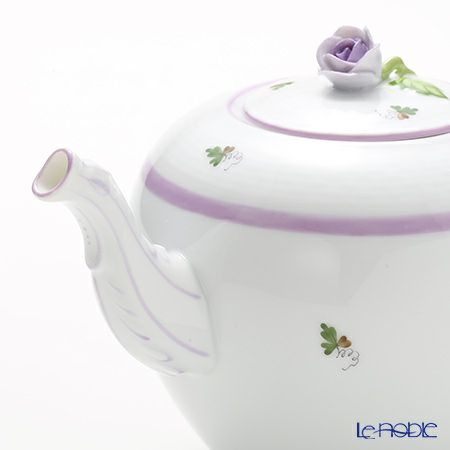 ヘレンド ウィーンのバラ ライラック 00606-0-09 ティーポット ローズ 800ml