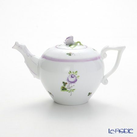 ヘレンド ウィーンのバラ ライラック 00608-0-09 ティーポット ローズ 400ml