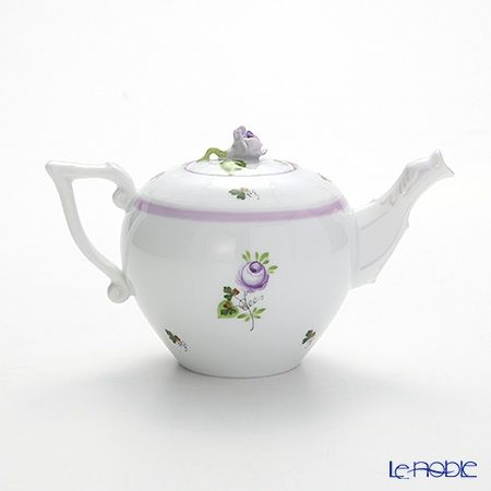 ヘレンド ウィーンのバラ ライラック 00608-0-09 ティーポット ローズ 400ml