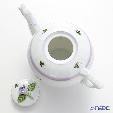 ヘレンド ウィーンのバラ ライラック 00608-0-09 ティーポット ローズ 400ml