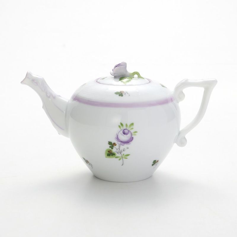 ヘレンド ウィーンのバラ ライラック 00608-0-09 ティーポット ローズ 400ml