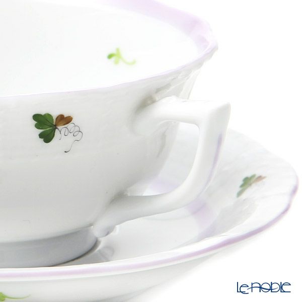 ヘレンド ウィーンのバラ ライラック ティーカップ＆ソーサー（ロウ）VRHL 00734-0-00