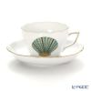 ヘレンド マリンライフ MEVHS2 20730-0-00 ティーカップ＆ソーサー（兼用） 200ml シェル／グリーン
