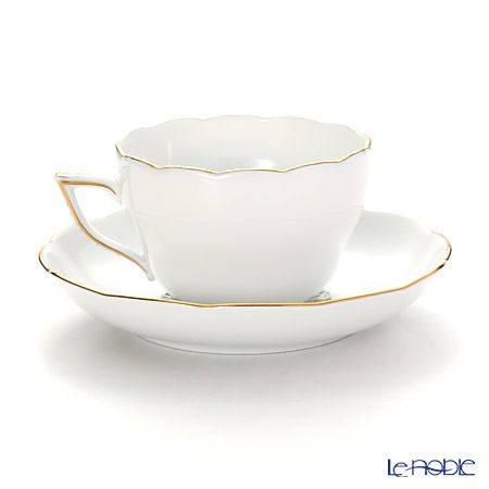 ヘレンド マリンライフ MEVHS2 20730-0-00 ティーカップ＆ソーサー（兼用） 200ml シェル／グリーン