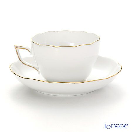 ヘレンド マリンライフ MEVHS6 20730-0-00 ティーカップ＆ソーサー（兼用） 200ml フィッシュ／イエロー