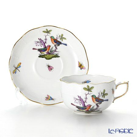 ヘレンド ロスチャイルドバード 多彩色 ROM-5 00724-0-00／724 ティーカップ＆ソーサー 200ml