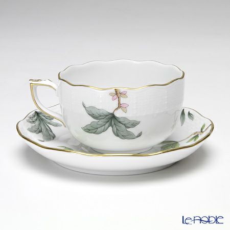 ヘレンド フォレ（葉） FORETGD-1 00724-0-00 ティーカップ＆ソーサー 200ml