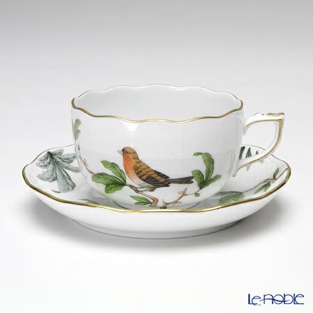 ヘレンド フォレ（葉） FORETGD-2 00724-0-00 ティーカップ＆ソーサー 200ml